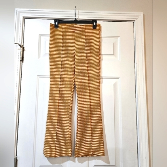Philosophy checkerd and cream  pants size small/petite Light Academia - Picture 1 of 12